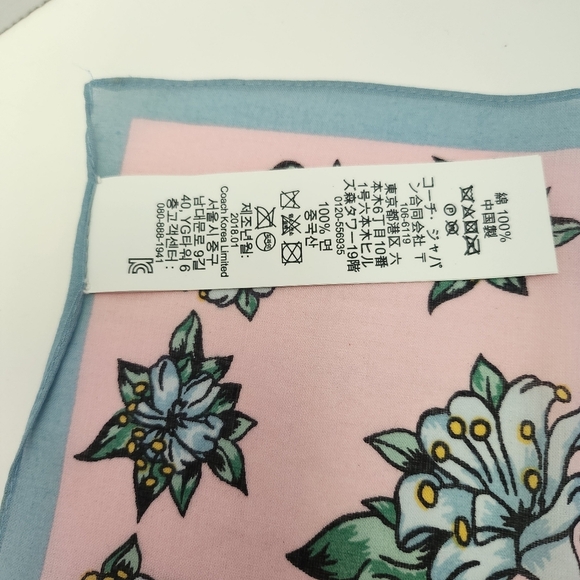 Coach handkerchief cotton Brandnew #14 - Picture 4 of 6